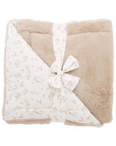 Couverture luxe avec fausse fourrure - 70x100cm