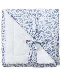 Couverture luxe avec fausse fourrure - 70x100cm