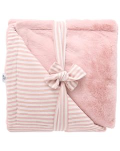 Couverture luxe avec fausse fourrure - 70x100cm