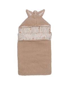 Nid d’ange en coton doublé sherpa 0-6M