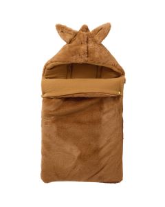 Nid d’ange fausse fourrure doublé gaze de coton 0-6M