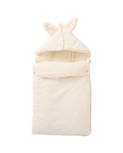 Nid d’ange fausse fourrure doublé gaze de coton 0-6M