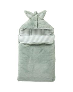 Nid d’ange fausse fourrure doublé gaze de coton 0-6M
