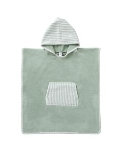 Poncho de bain à capuche en éponge bambou 3-5ans