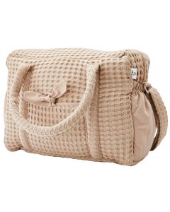 Sac à langer en coton gaufré