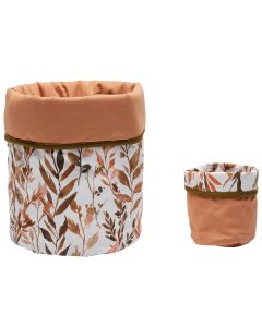 Set de 2 corbeilles de rangement