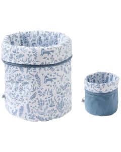 Set de 2 corbeilles de rangement