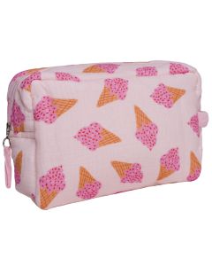 Trousse de toilette en coton doublure imperméable