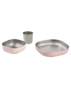 Coffret repas en inox - 3 pcs