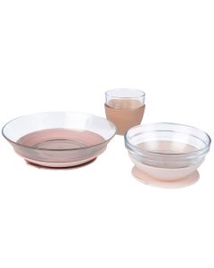 Coffret repas en verre - 3 pcs
