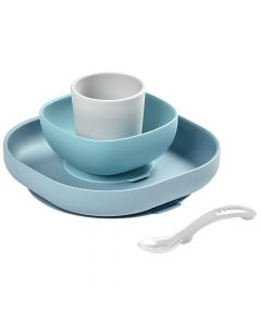 Coffret repas silicone - 4 pcs