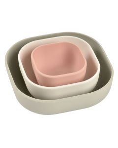 Lot de 3 bols silicone gigogne