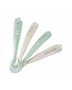 Set de 4 cuillères en silicone 1er âge