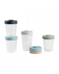 Set de 6 portions clip 2ème âge - 6 x 250 ml