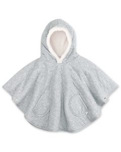 Poncho 9-36m - Pady quilted + teddy
