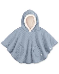 Poncho 9-36m - Pady quilted + teddy