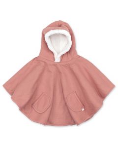 Poncho 9-36m - Tetra jersey + teddy