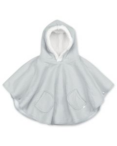 Poncho 9-36m - Tetra jersey + teddy