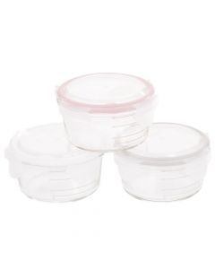 Bols de conservation en verre 3 x 280 ml