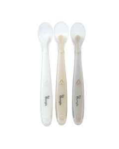 Lot de 3 cuillères en silicone douce