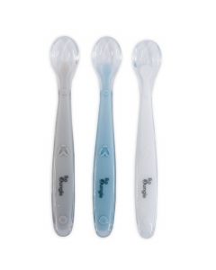 Lot de 3 cuillères en silicone douce