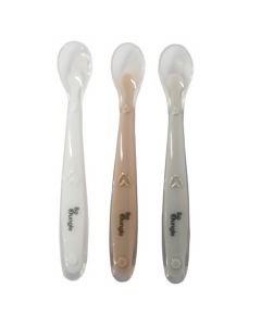 Lot de 3 cuillères en silicone douce