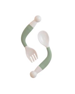 Set de cuillère et fourchette orientables (22 cm)
