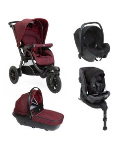 Trio Activ 3 + nacelle + Kory Essential i-Size + Bi-Seat Air i-Size + base 360°