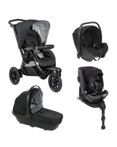 Trio Activ 3 + nacelle + Kory Essential i-Size + Bi-Seat Air i-Size + base 360°