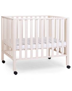 Parc En Bois 75x95cm Avec Roues De Childwood