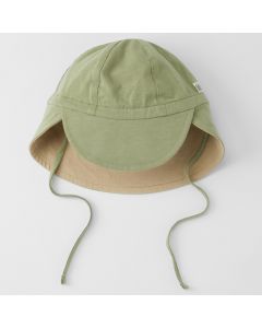 Chapeau de soleil anti-UV réversible 6-12m