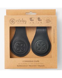 Lot de 2 clips magnétiques - cuir