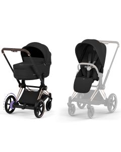 Duo e-Priam 3 + nacelle pliable