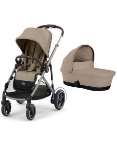 Duo poussette e-Gazelle S + nacelle