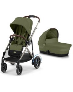 Duo poussette e-Gazelle S + nacelle
