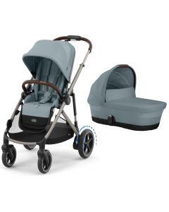 Duo poussette e-Gazelle S + nacelle