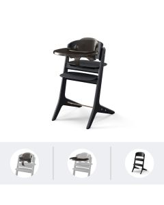 Pack 3-en-1 chaise haute Lemo Platinum