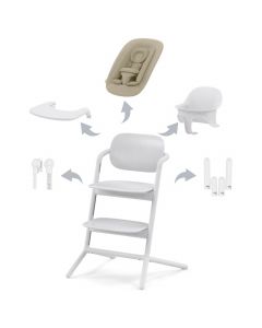 Pack 4-en-1 chaise haute Lemo 2