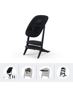 Pack 4-en-1 chaise haute Lemo Platinum