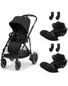 Poussette e-Gazelle S + 2 sièges-auto Cloud G i-Size