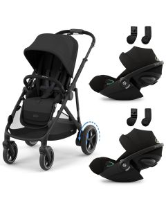 Poussette e-Gazelle S + 2 sièges-auto Cloud G3 i-Size