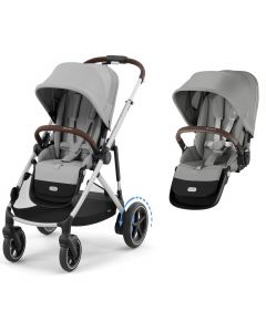 Poussette e-Gazelle S + second siège