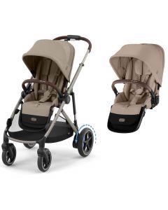 Poussette e-Gazelle S + second siège