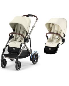 Poussette e-Gazelle S + second siège