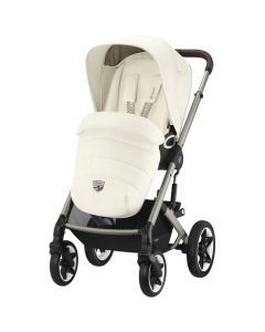 Poussette tout terrain Talos S Lux 2 de Cybex + siège et couvre-jambe  Couleur Moon Black (Châssis Black)