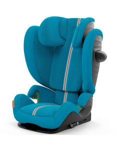 Cybex - Siège Auto SOLUTION G i-Fix Hibiscus Red – ISOFIX – évolutif 2/3