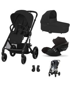 Trio Balios S Lux 3 + nacelle S Lux + Cloud G i-Size + habillage-pluie poussette