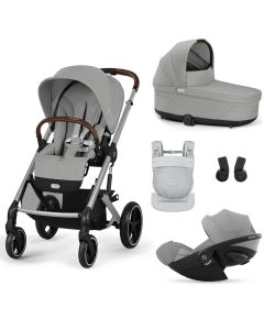Trio Balios S Lux 3 + nacelle S Lux + Cloud G i-Size + porte-bébé Amya