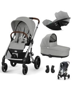 Trio Balios S Lux 3 + nacelle S Lux + Cloud G3 i-Size + habillage-pluie poussette