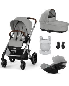 Trio Balios S Lux 3 + nacelle S Lux + Cloud G3 i-Size + porte-bébé Amya